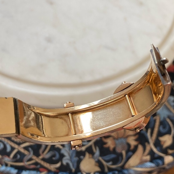 Antique Victorian Taille d’Epargne “Georgie” Engraved Buckle Bracelet Pat. 1874 - Picture 13 of 16